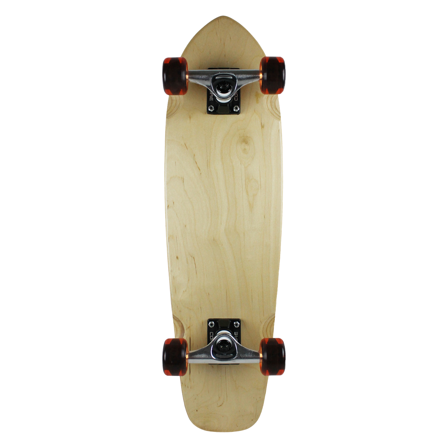 Moose Skateboard Cruiser Complete 7 Ply North American Maple Natural 7in x 28.71in