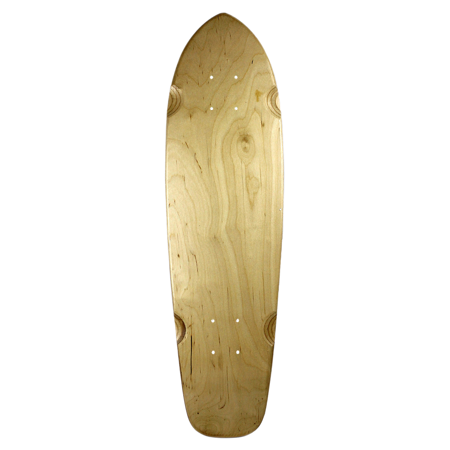 Moose Skateboard Cruiser Deck 7 Ply North American Maple Natural 7in x 28.71in
