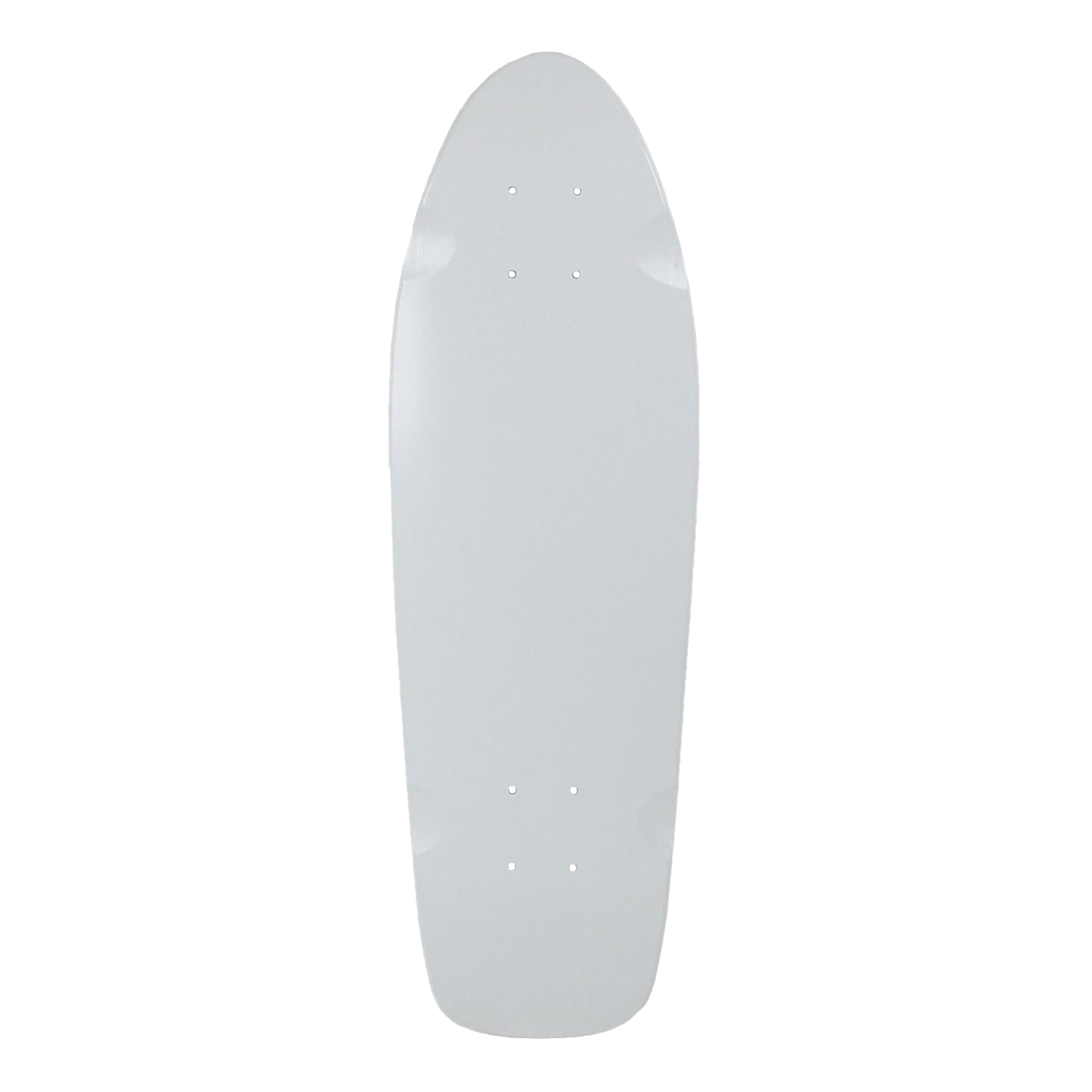 Moose Skateboard Cruiser Deck Dip White 8in x 26.5in