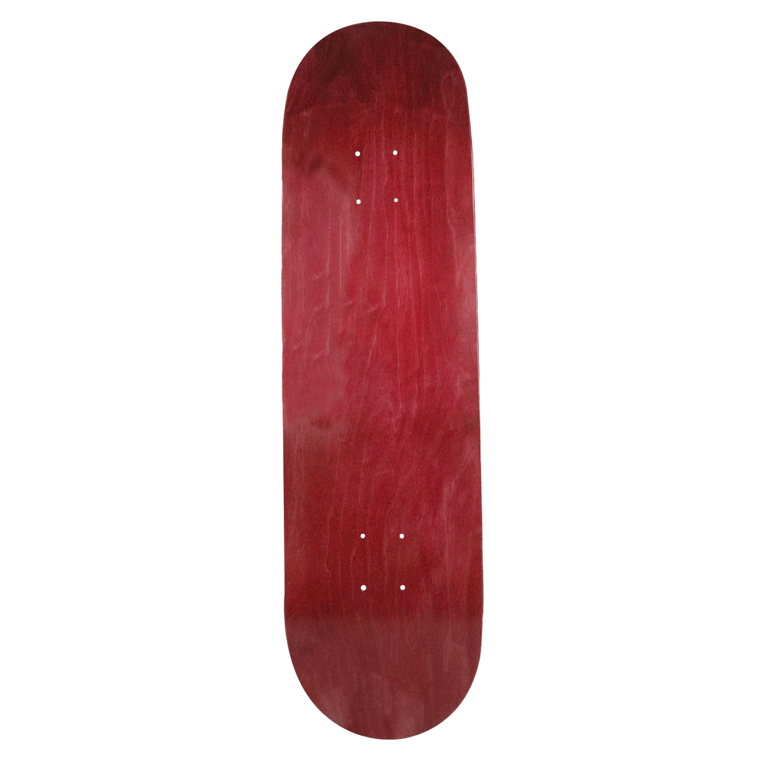 Moose Skateboard Deck Canadian Made Blank Red, 8in, 8.25in, 8.5in