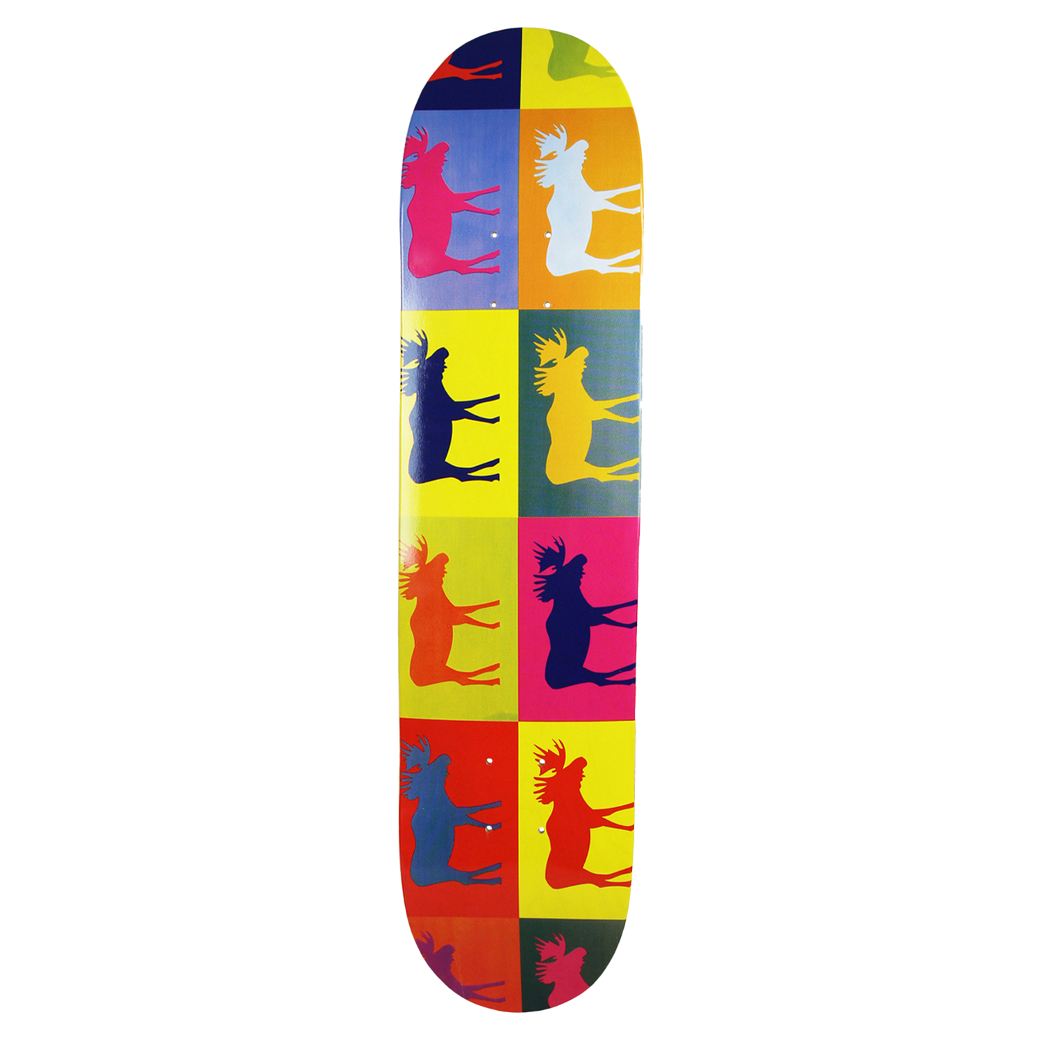 Moose Skateboard Deck Pop Art 8.25in